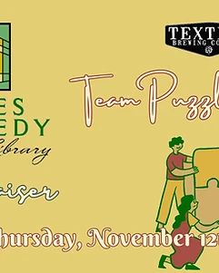 Team Puzzle Night at Textile Brewing Company (James Kennedy Public Library Fundraiser)