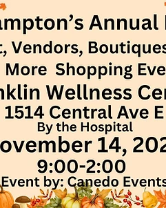 Hampton's Fall into the Holidays Craft, Vendors, Boutiques and More Show