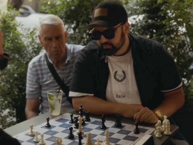Josh Zwagil playing competitive chess