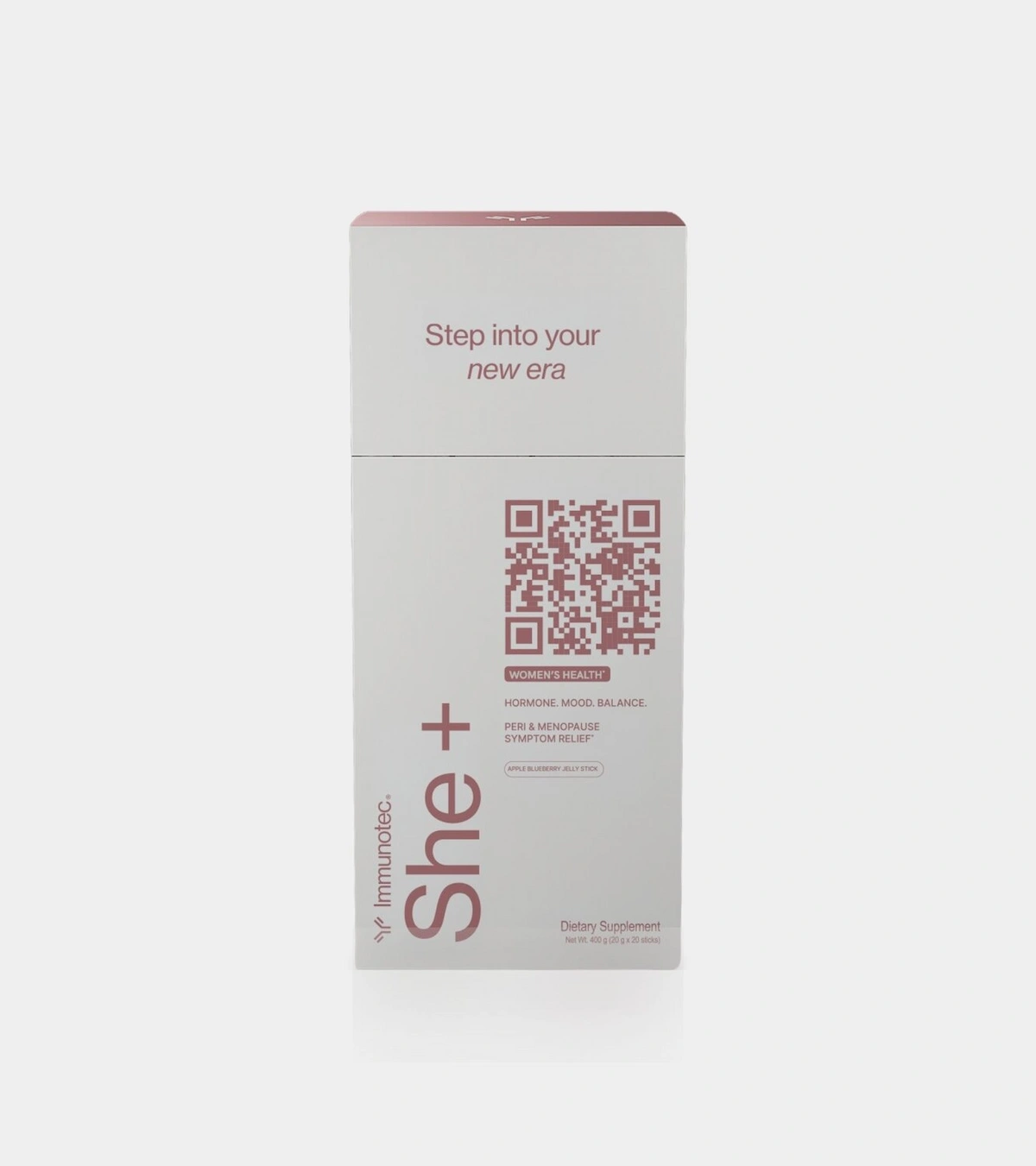 SHE+ by Immunotec product packaging