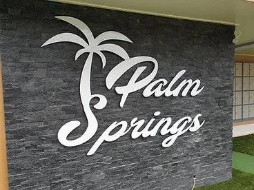 Palm Springs 3D Wall Sign