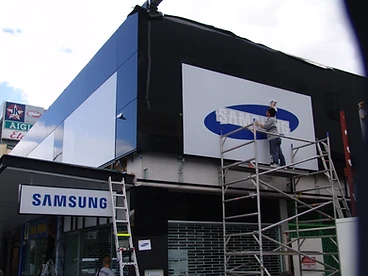 Samsung Storefront Signage