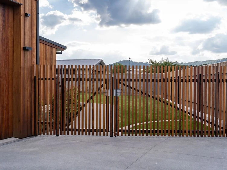 Clear Grade Western Red Cedar gate and fencing