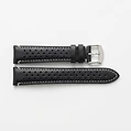Tag Heuer Tag Heuer Monaco Leather Strap Black 20mm — TH-MON-LEA-20BLK