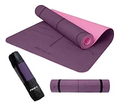 Mat de Yoga Eco 8mm Doble Color Violeta