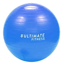 Gym Ball Resistente 65cm con Inflador Azul