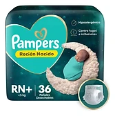 Pañal Pampers Protección Insuperable Talla RN 36 un