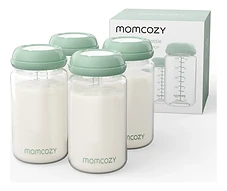 Momcozy Biberón Natural 300ml Biberón Almacenar Leche 4 Uds