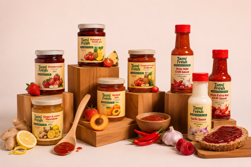 Tami Fresh spices and sauces