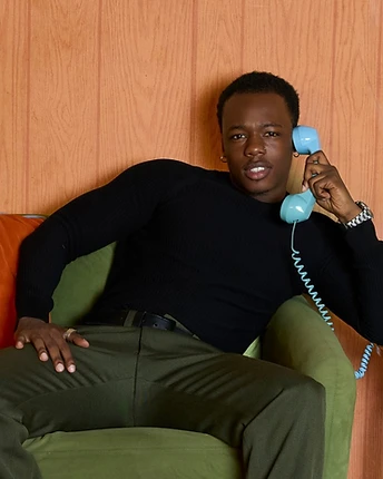 On the phone