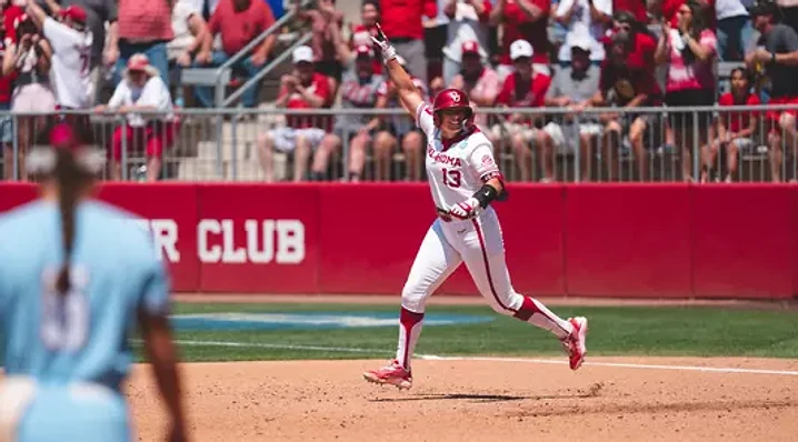 Athlete celebrating a win on the field