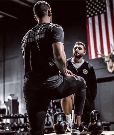 Athlete in training