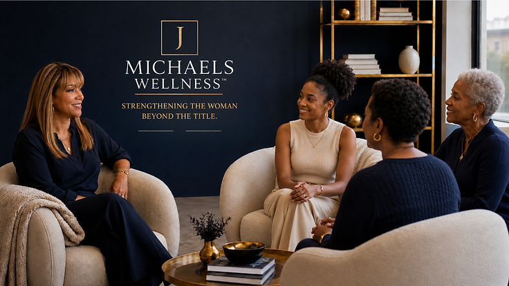 A guided Human Systems conversation in the J Michaels Wellness lounge