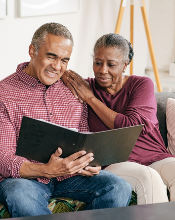 Couple reviewing their Fixed Indexed Annuity together