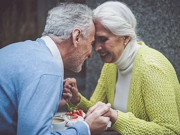 Couple enjoying life together with IUL protection