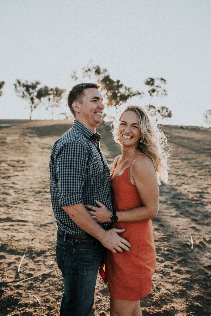 Ben & Tiff at golden hour