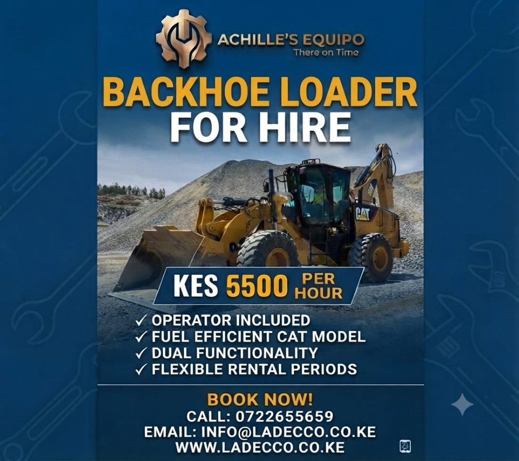 Backhoe Loader For Hire