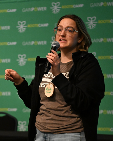 Melinda Frevert at RootsCamp