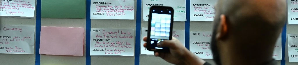 The Wall — session proposals posted at RootsCamp