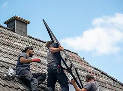 Montage auf dem Dach