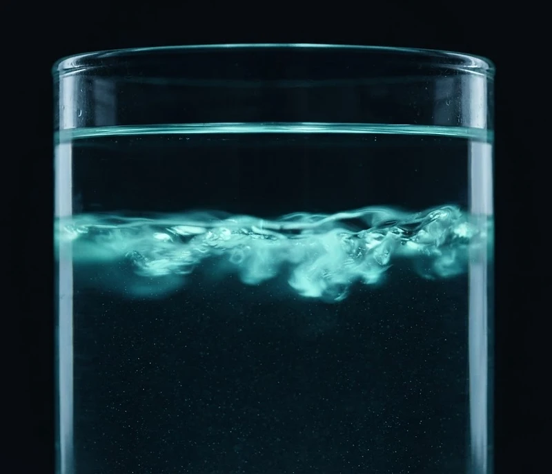 Halocline — the shimmering interface where fresh and salt water meet