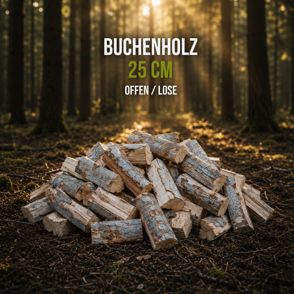 Brennholz Buche lose geliefert