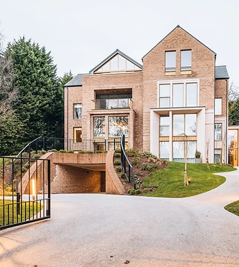 Contemporary residential construction in Cheshire