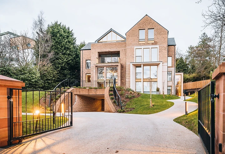Contemporary residential construction in Cheshire