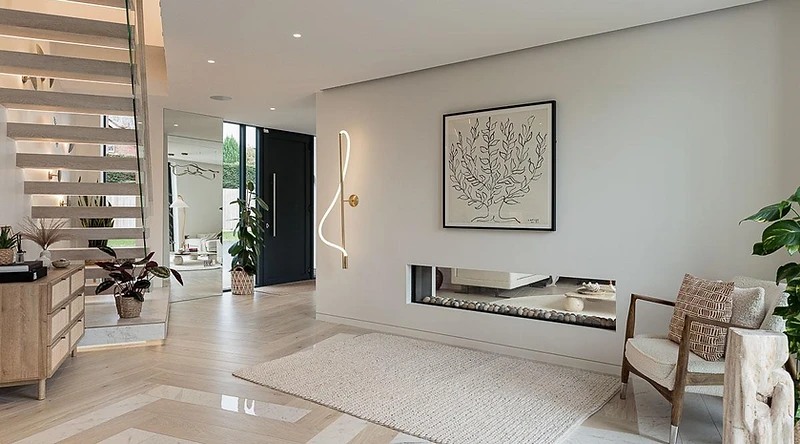 Residential living room fit out by Acero Build