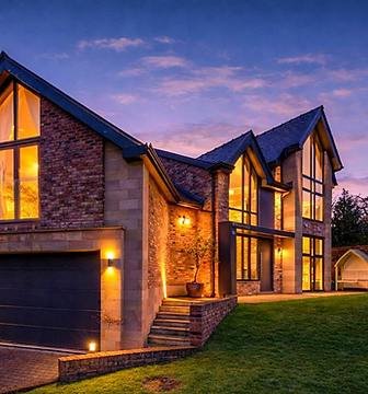 Contemporary residential construction in Cheshire