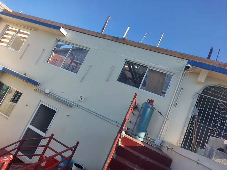 Real CCTV installation by Sal — wide property view, Jamaica