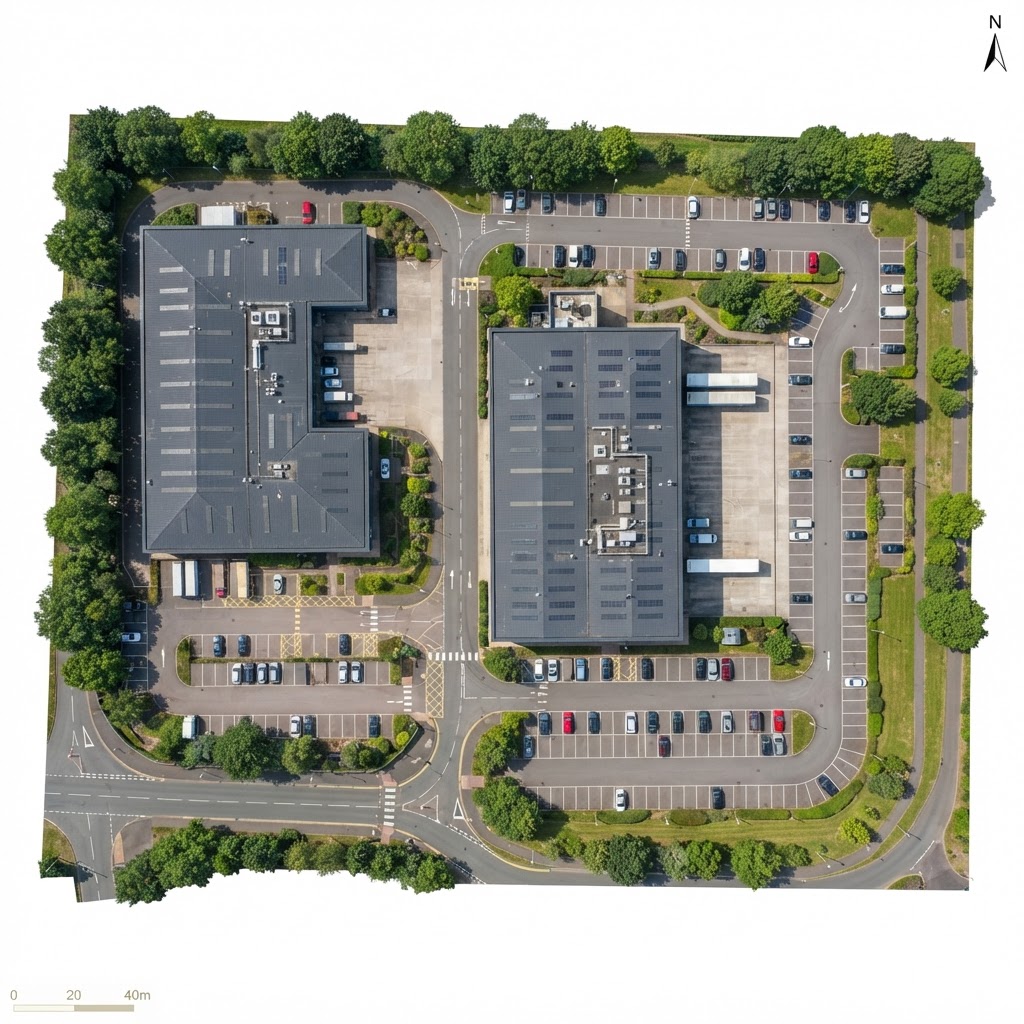 Pledex Orthomosaic — Bishops Wing — Industrial Estate
