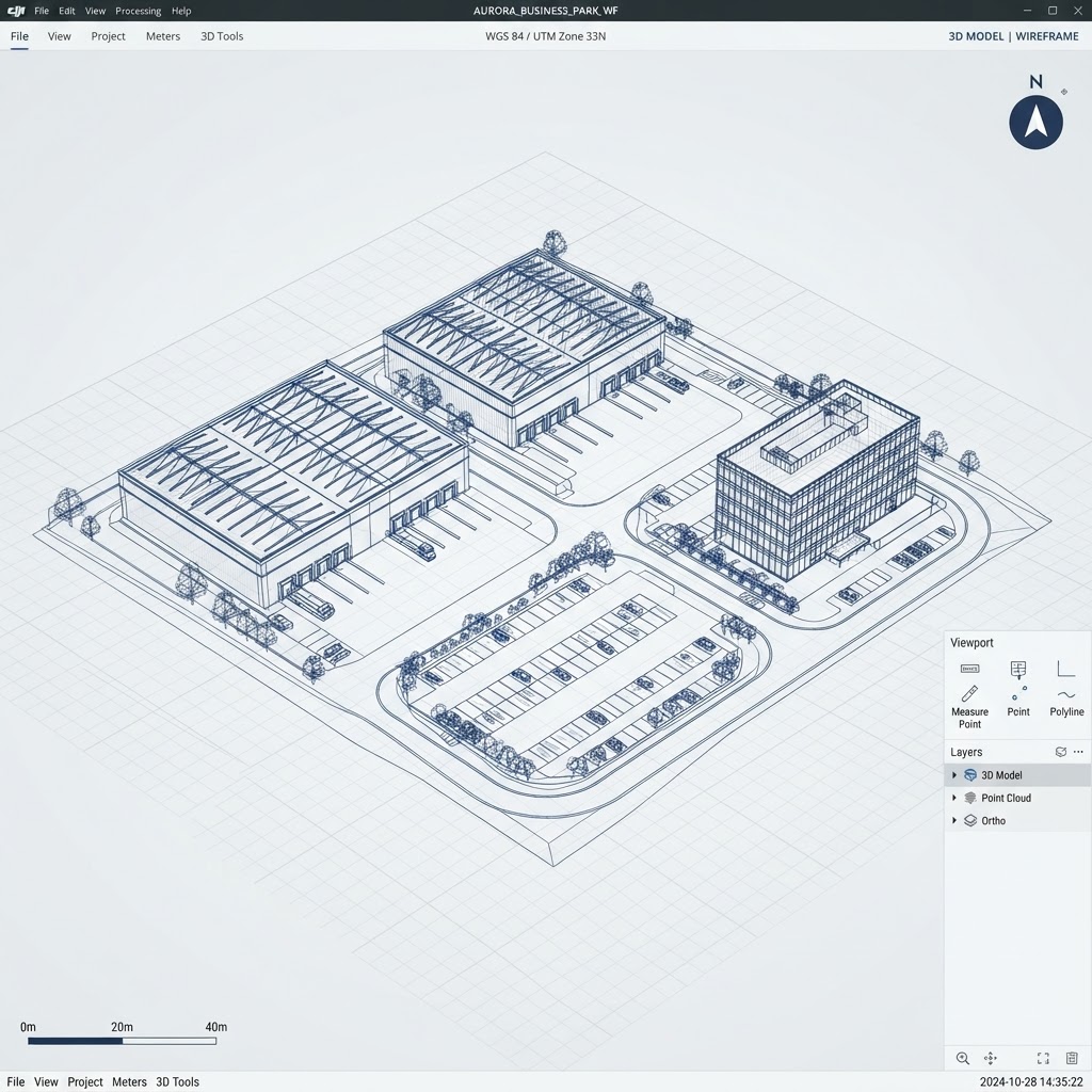 Pledex Wireframe — Bishops Wing — Industrial Estate
