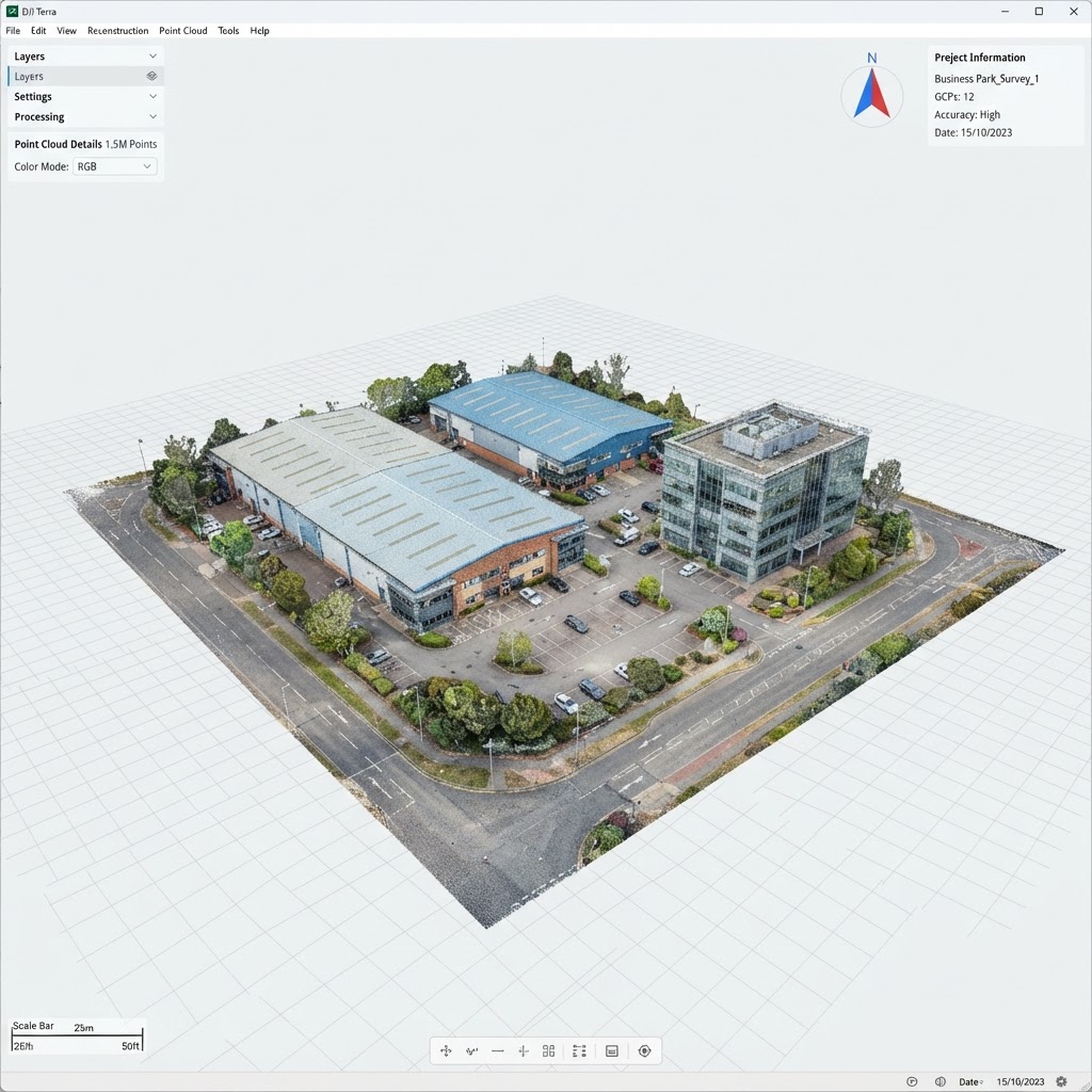 Pledex Point Cloud Analysis — Bishops Wing — Industrial Estate