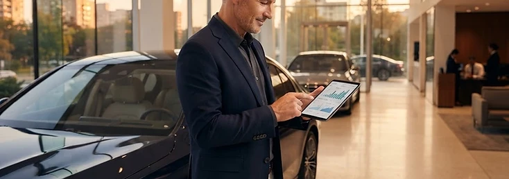 A dealership owner reviewing their 401(k) benchmark