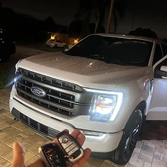 Ford F-150 key fob replacement completed at night by 3 Locksmiths mobile service