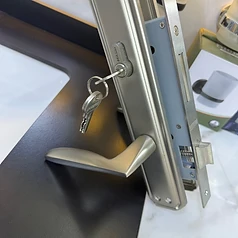 Commercial mortise lock hardware installation with keys by 3 Locksmiths