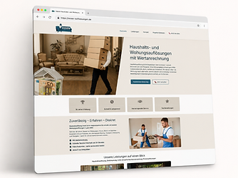 Überarbeitete Website von Vosen