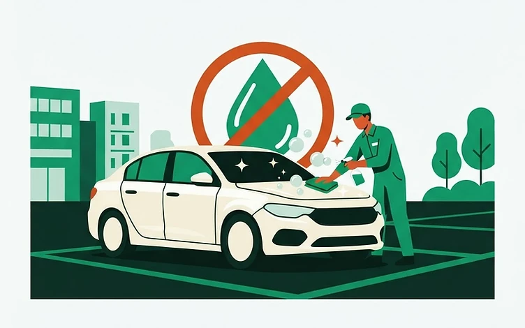 Un lavage qui n'utilise pas d'eau potable.