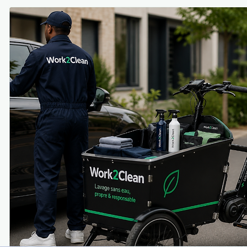 En tournée, à vélo cargo électrique.