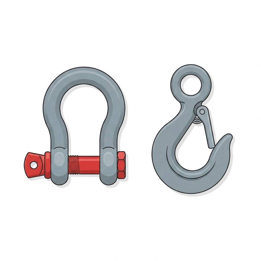 Bow Shackle & Safety Hook
