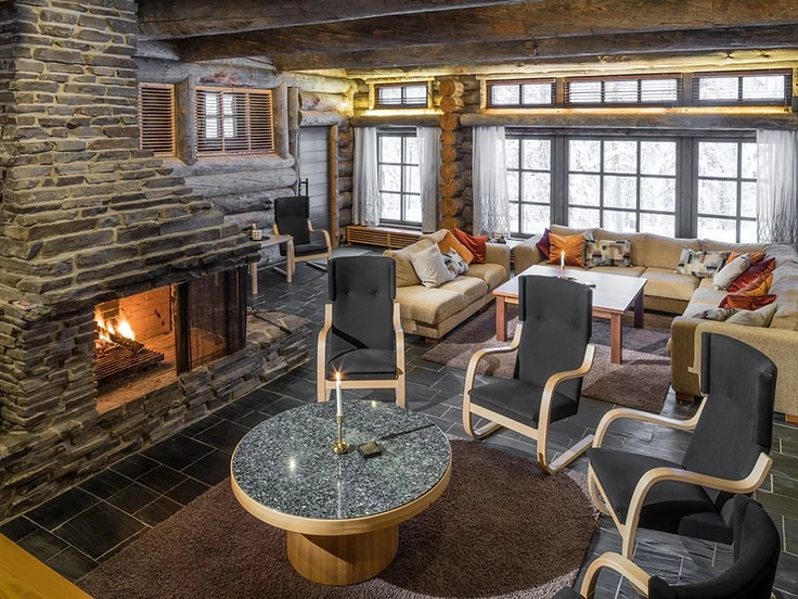 A genuine log lodge with a story of its own