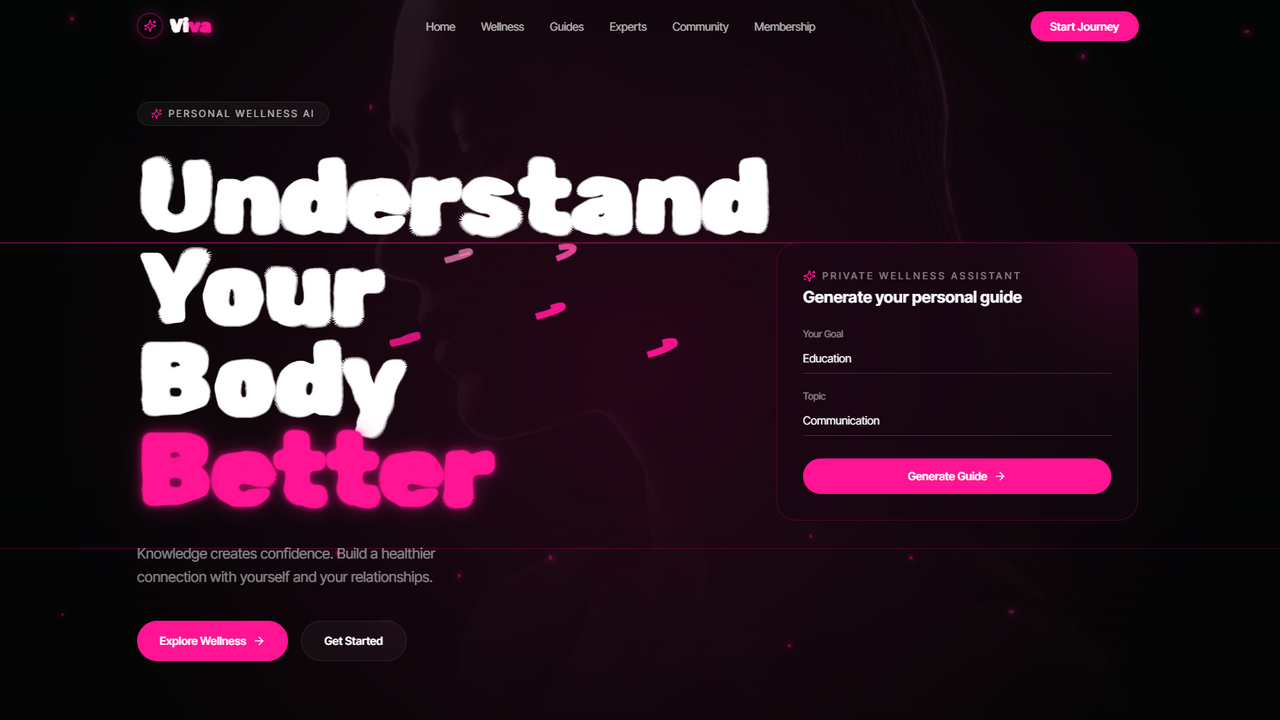 Viva  template preview