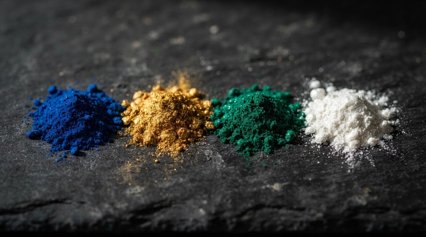 Pigments Color Chart