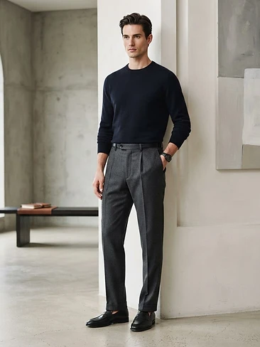 Tailored Wool Trousers