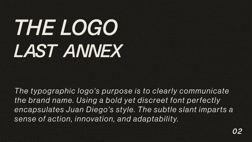 Last Annex brand book — The Logo