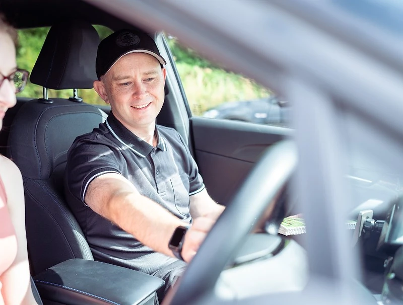 PASS-UK instructor teaching a learner driver during a lesson