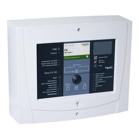 ESMI Sense FDP / FX 101 – moderne adresserbar brannalarmsentral fra Schneider Electric, etterfølger til den eldre ESMI ESA-serien.