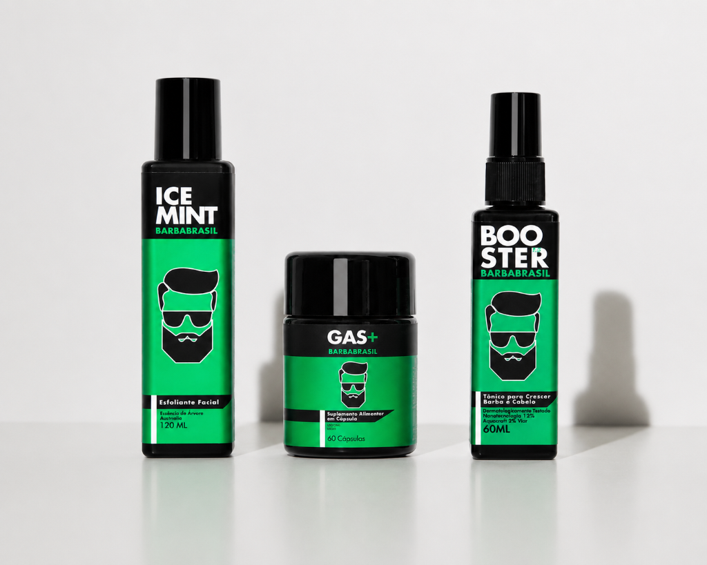 Kit Crescer Barba completo