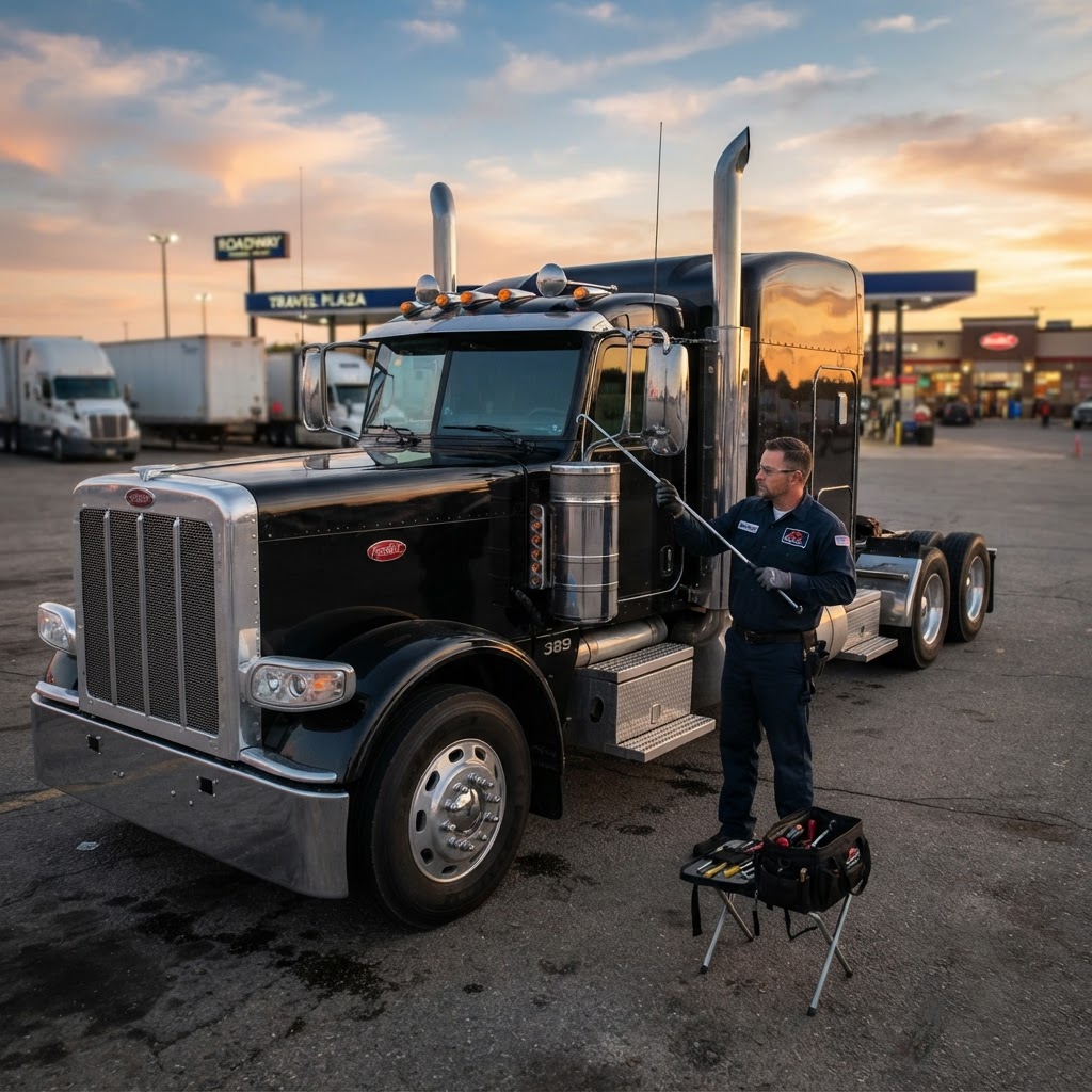 Peterbilt tractor trailer lockout service in Bridgeport, CT 06604